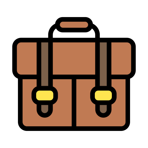 maletín icono gratis