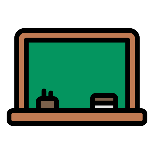 Chalkboard Generic Outline Color Icon