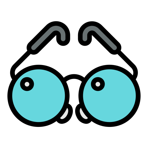 Glasses Generic Outline Color Icon