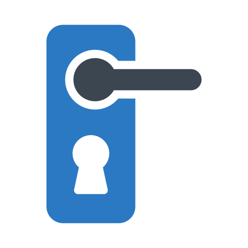 Door handle free icon