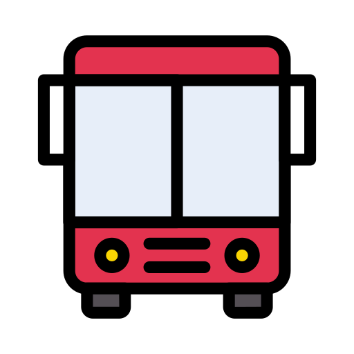 Public transport Vector Stall Lineal Color icon