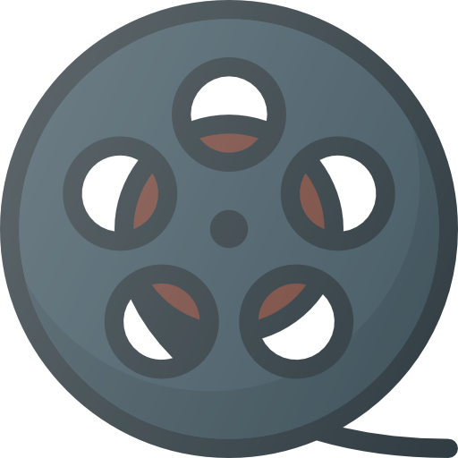 carrete de película icono gratis