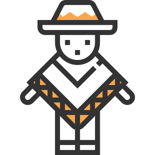 hombre mexicano icono gratis