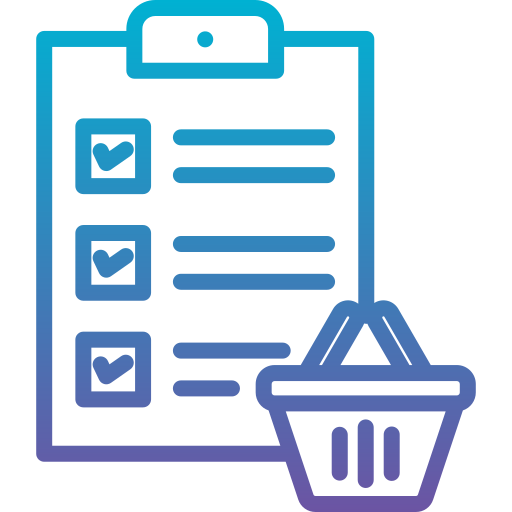 Shopping list free icon