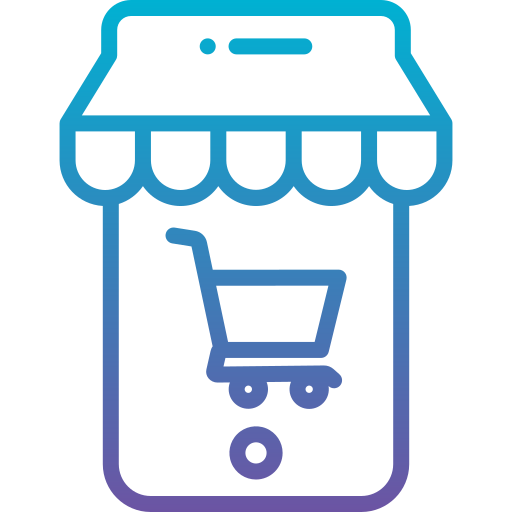 tienda online icono gratis