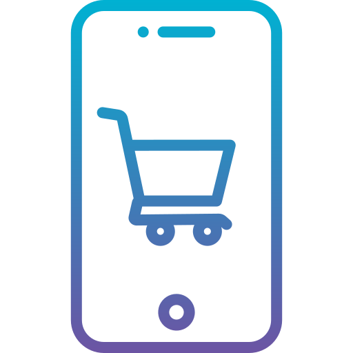 compra en línea icono gratis