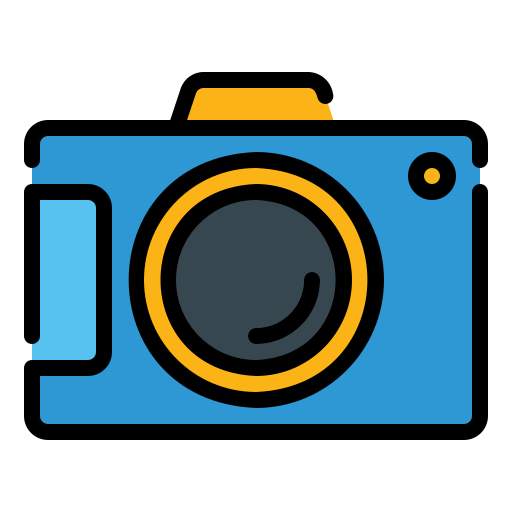 Camera Generic Outline Color icon