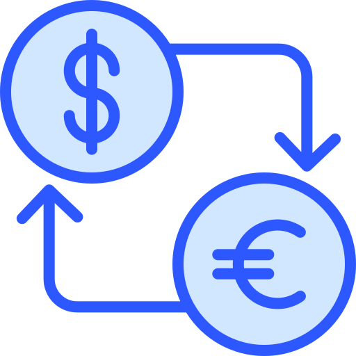 Currency exchange - free icon