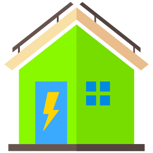 Solar house free icon