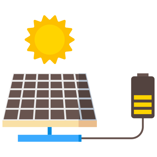 energía solar icono gratis