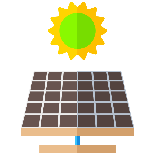 panel solar icono gratis