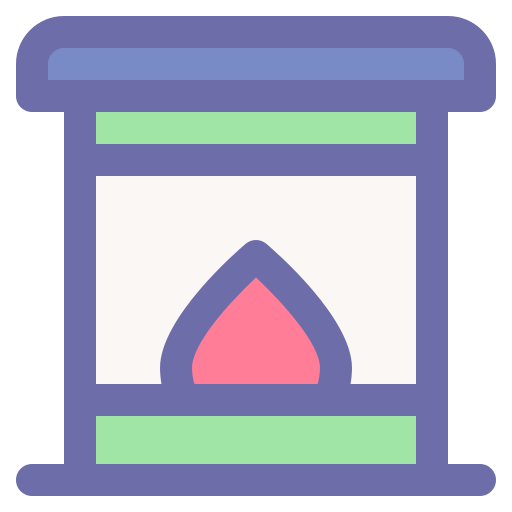 Fireplace free icon Fireplace free icon