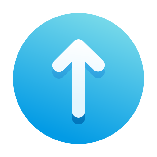 Up Generic Flat Gradient icon