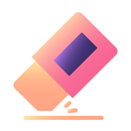 Eraser Generic Flat Gradient icon