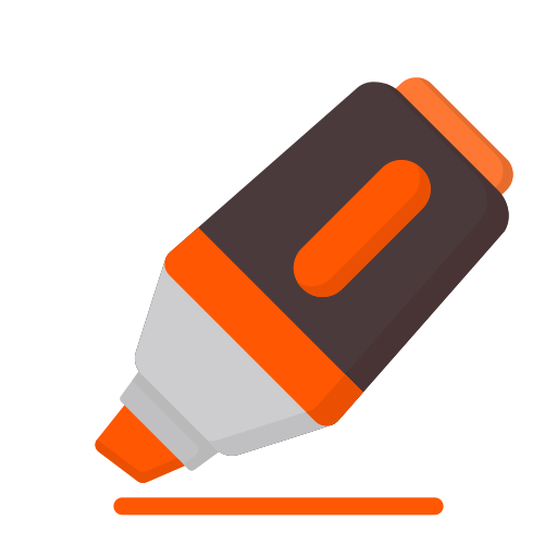 Highlighter Generic Flat icon