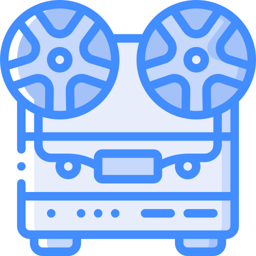 carrete de película icono gratis