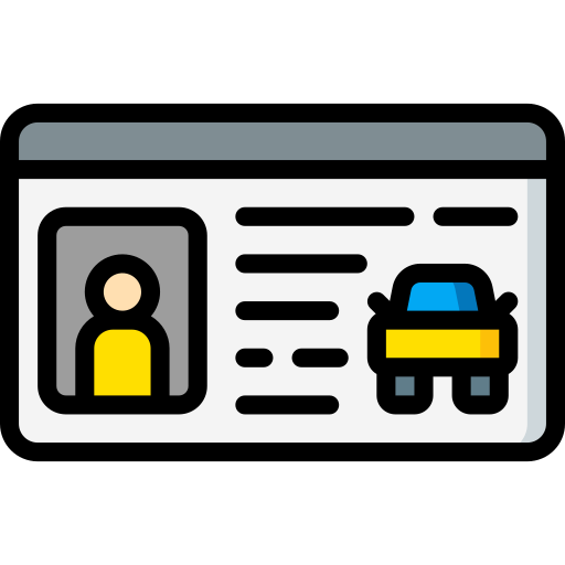 Drivers license - free icon