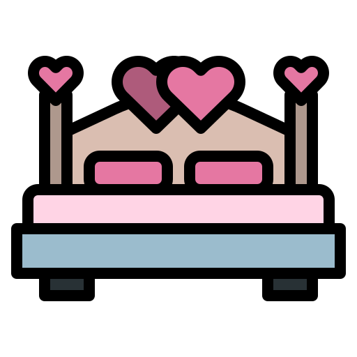 cama matrimonial icono gratis