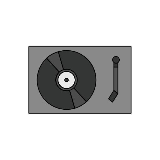 Cd player Generic Thin Outline Color icon