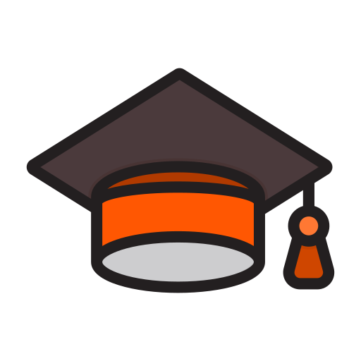 sombrero de graduacion icono gratis