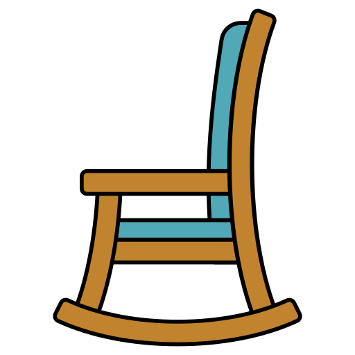 fauteuil à bascule Icône gratuit fauteuil à bascule Icône gratuit