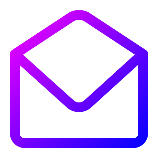 Open mail Generic Gradient icon