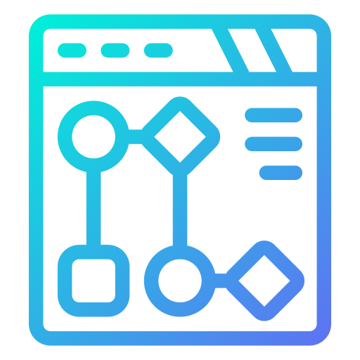 flujo de trabajo icono gratis