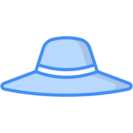 sombrero de pamela icono gratis