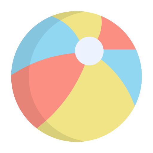 Beach ball - free icon