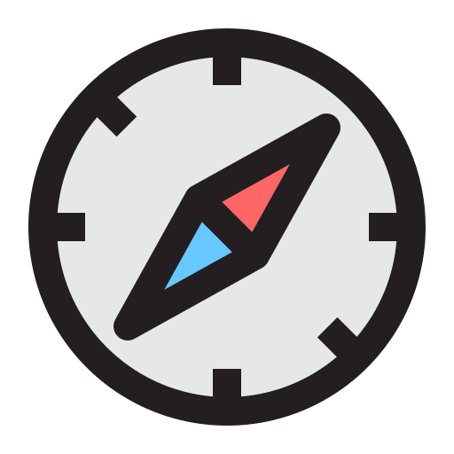 Compass Generic Outline Color icon