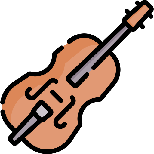 violín icono gratis