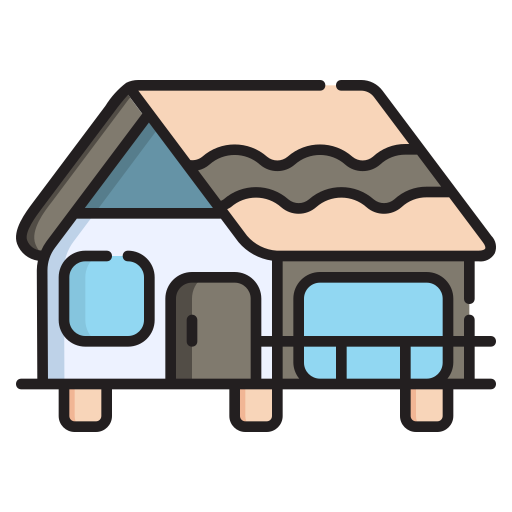 bungalow Icône gratuit bungalow Icône gratuit