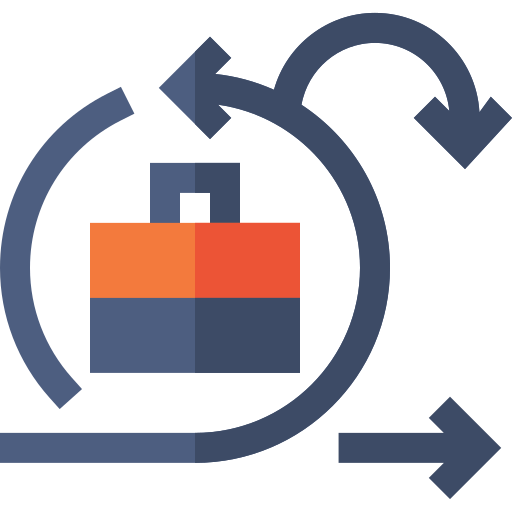 Agile team Basic Straight Flat icon