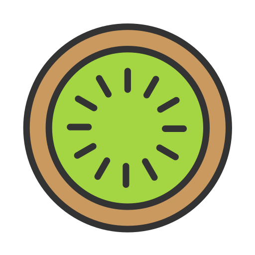 Kiwi Generic Outline Color icon