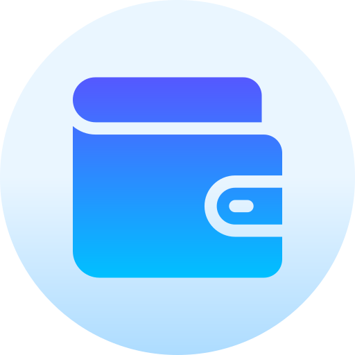 Wallet Basic Gradient Circular icon