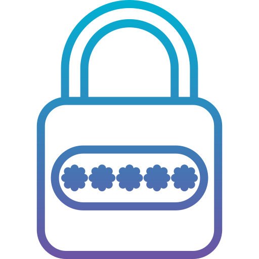 Padlock Generic Gradient icon