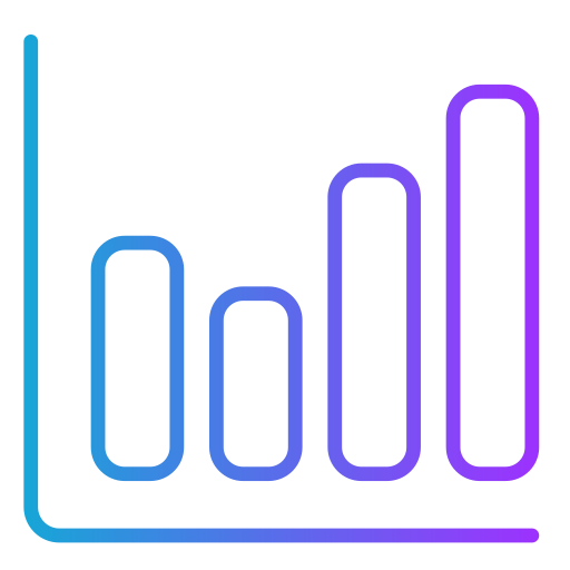 gráfico de barras icono gratis