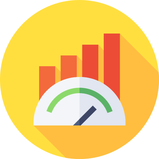 Benchmarking Flat Circular Flat icon