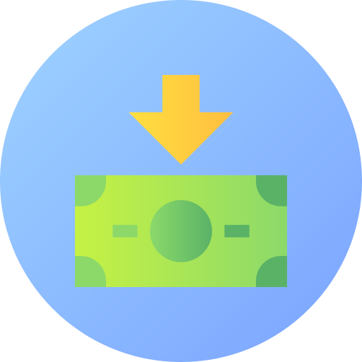 Operational cost free icon