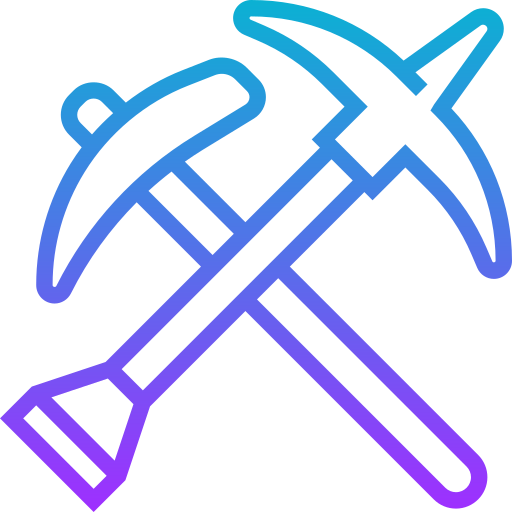 Pickaxe Meticulous Gradient icon