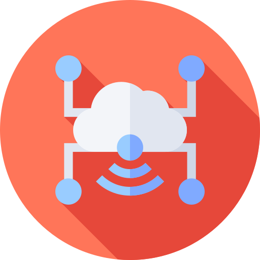 datos en la nube icono gratis