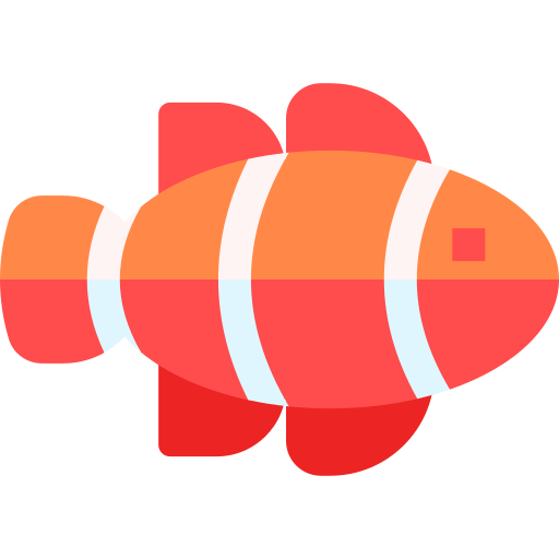 Clownfish Basic Straight Flat icon