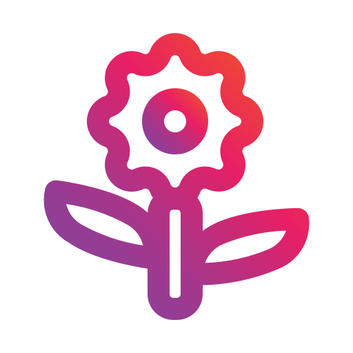 Flower Generic Gradient icon