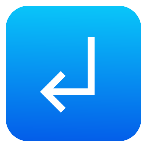 Turn left Generic Flat Gradient icon