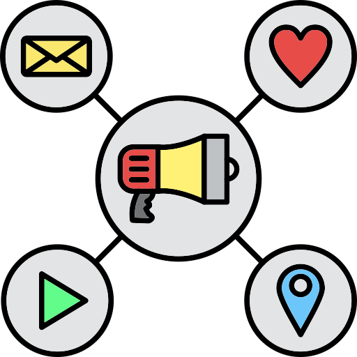 소셜 마케팅 무료 아이콘