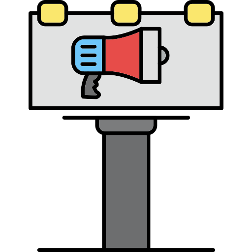 광고하는 무료 아이콘