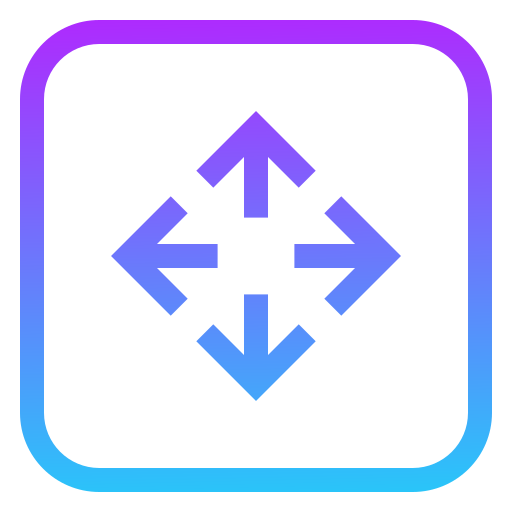 Expand arrows free icon