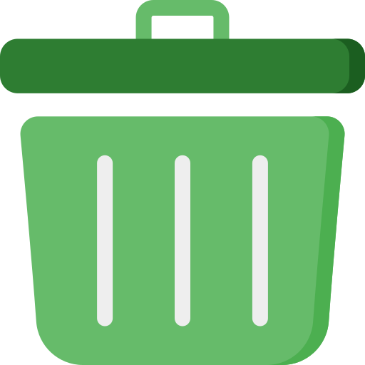 contenedor de basura icono gratis