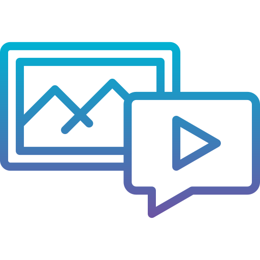 medios de comunicación icono gratis