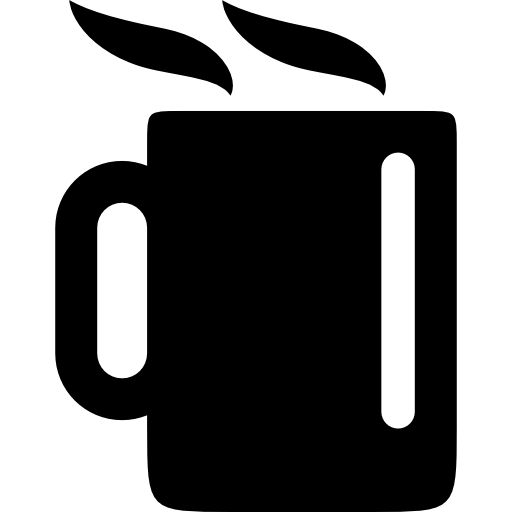 tarro de café caliente icono gratis